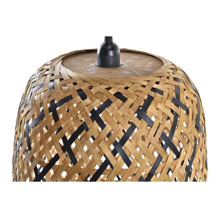 Полилей DKD Home Decor Черен Кафяв 220 V 50 W (41 x 41 x 39
