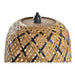 Полилей DKD Home Decor Черен Кафяв 220 V 50 W (41 x 41 x 39
