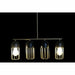 Полилей DKD Home Decor Черен Златен 220 V 50 W (60 x 11 x