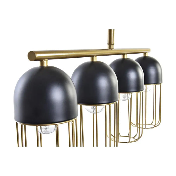 Полилей DKD Home Decor Черен Златен 220 V 50 W (60 x 11 x