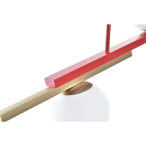 Полилей DKD Home Decor Червен Черен Златен Бял (64 x 20 x