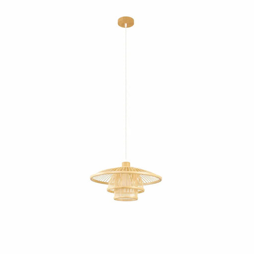 Полилей DKD Home Decor Естествен Бамбук 50 W 40 x 40 x 17 cm