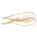 Полилей DKD Home Decor Естествен Бамбук 50 W 70 x 65 x 23 cm