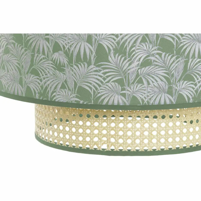Полилей DKD Home Decor Естествен Черен полиестер Бял Зелен