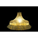 Полилей DKD Home Decor Естествен Метал 40 W Юта (45 x 45 x