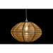 Полилей DKD Home Decor Естествен Златен Кафяв Бамбук 50 W