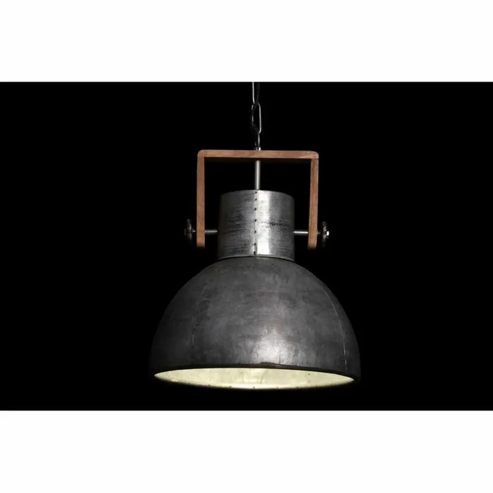 Полилей DKD Home Decor Кафяв Сребрист Метал Дърво манго 50