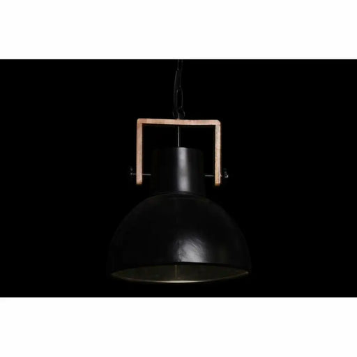 Полилей DKD Home Decor Кафяв Черен Метал Дърво манго 50 W
