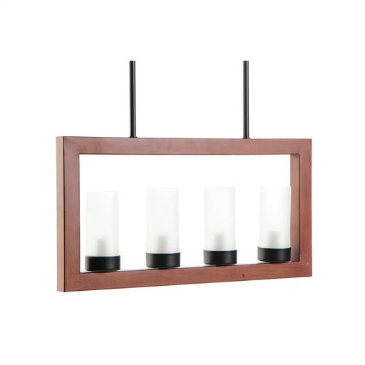 Полилей DKD Home Decor Кафяв Алуминий Кристал (52 x 6 x 26