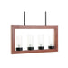 Полилей DKD Home Decor Кафяв Алуминий Кристал (52 x 6 x 26