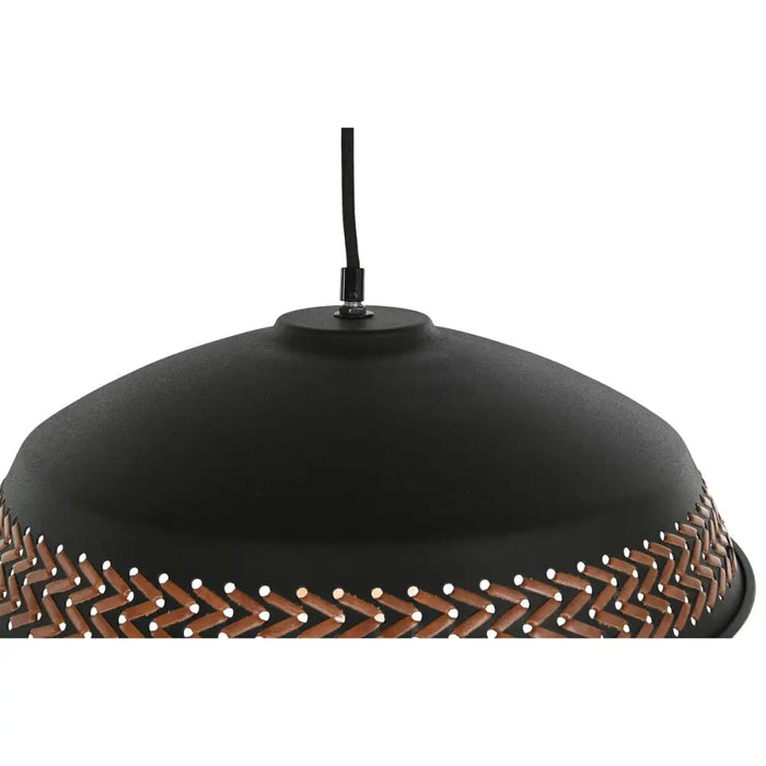 Полилей DKD Home Decor Кафяв Черен Сметана Метал 50 W 42 x