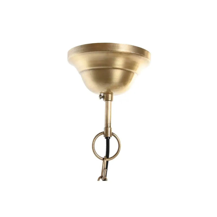 Полилей DKD Home Decor Кафяв Златен Желязо Дърво манго 50 W
