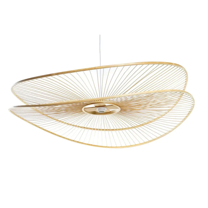 Полилей DKD Home Decor Кафяв Бамбук 50 W 100 x 100 x 25 cm