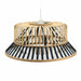 Полилей DKD Home Decor Кафяв Черен Бамбук 50 W 60 x 60 x 30