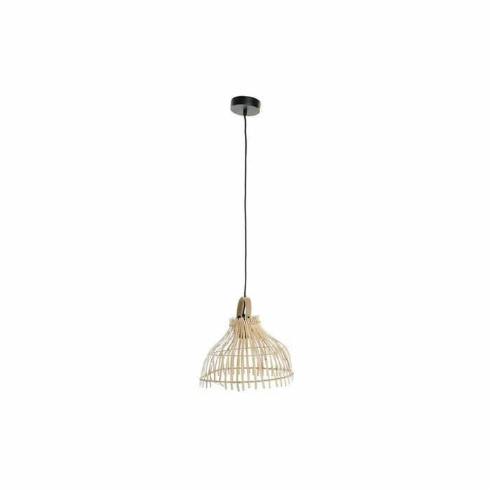 Полилей DKD Home Decor Кафяв Многоцветен Метал плетена