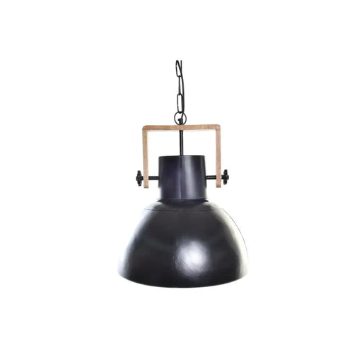 Полилей DKD Home Decor Кафяв Черен Метал Дърво манго 50 W