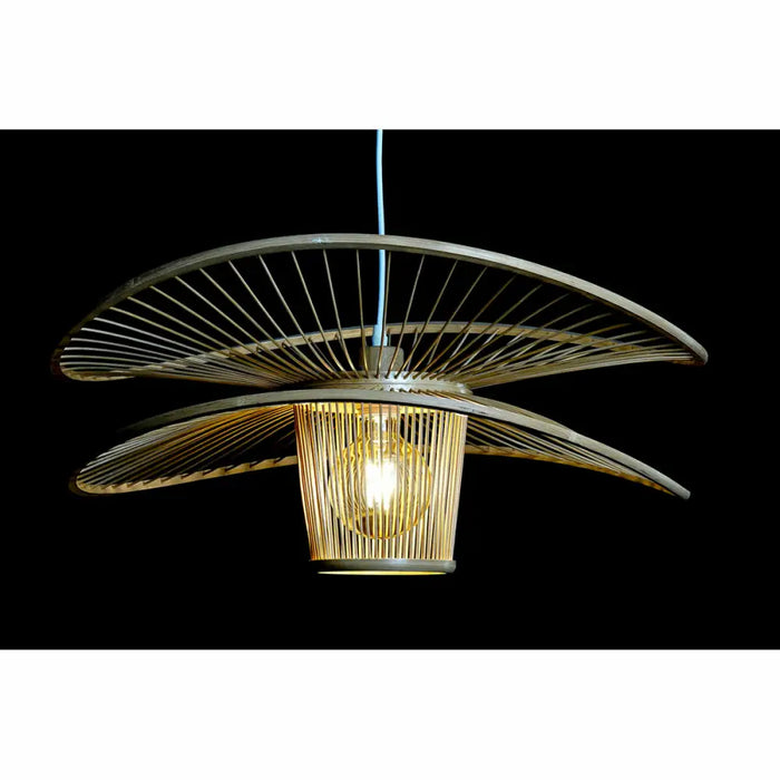 Полилей DKD Home Decor Кафяв Бамбук 50 W 60 x 60 x 28 cm