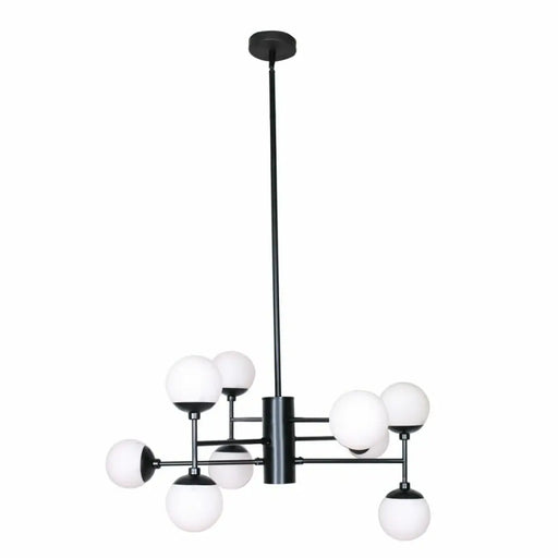 Полилей DKD Home Decor Кристал Черен (76.2 x 76.2 x 40.64