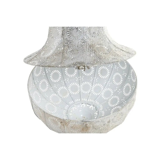 Полилей DKD Home Decor Метал Бял