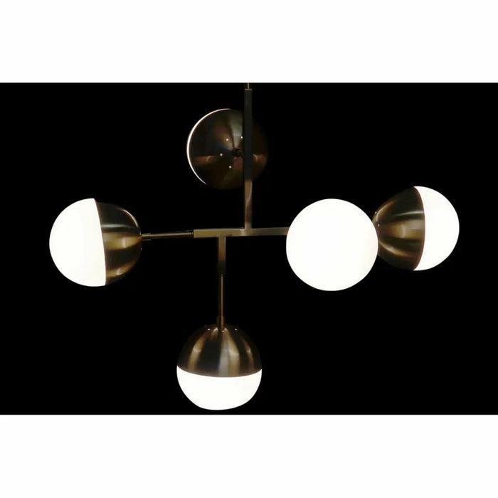 Полилей DKD Home Decor Метал Кристал Златен (74 x 52 x 168