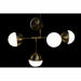 Полилей DKD Home Decor Метал Кристал Златен (74 x 52 x 168