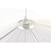 Полилей DKD Home Decor Метал лен Бял 50 W (68 x 68 x 21 cm)