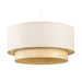 Полилей DKD Home Decor полиестер Бял Светло кафяв Бамбук 50