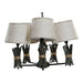 Полилей DKD Home Decor полиестер Метал (55 x 55 x 100 cm)