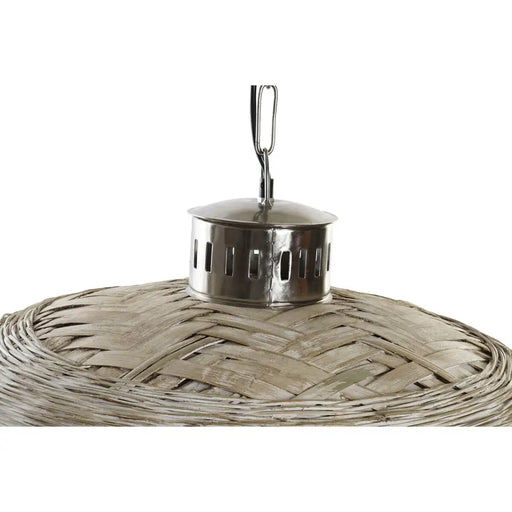 Полилей DKD Home Decor Сребрист Естествен Метал 50 W 80 x