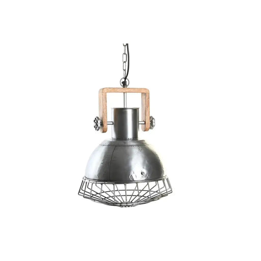 Полилей DKD Home Decor Сребрист Кафяв Сребро 50 W (31 x 31