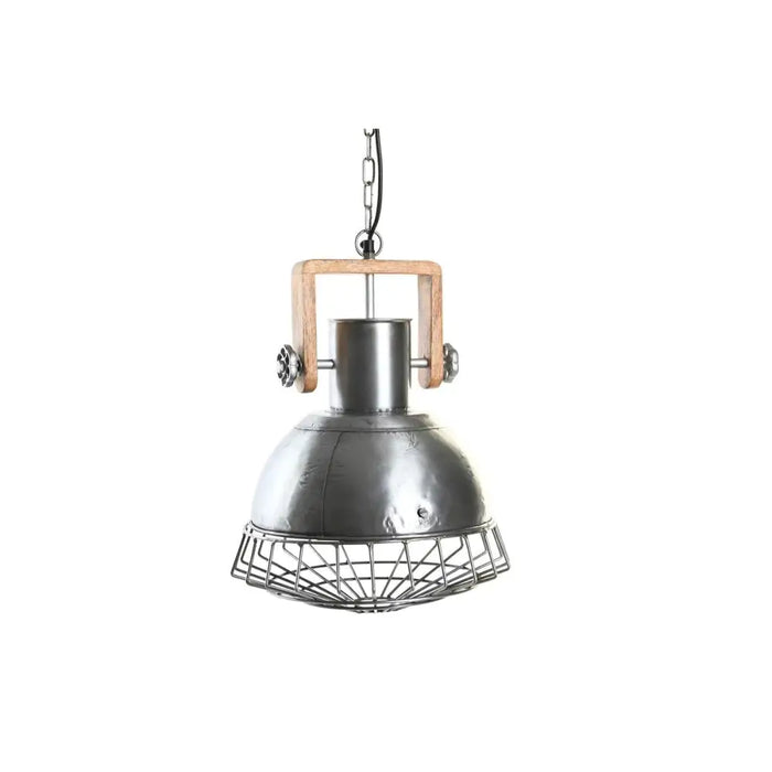 Полилей DKD Home Decor Сребрист Кафяв Сребро 50 W (31 x 31