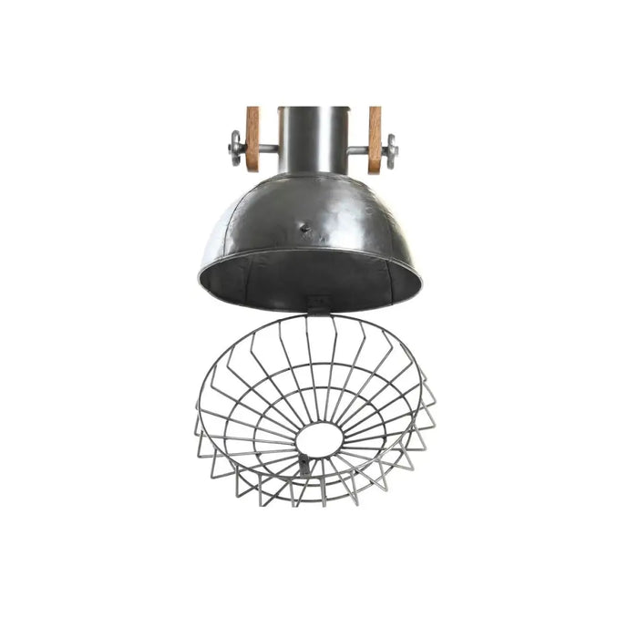 Полилей DKD Home Decor Сребрист Кафяв Сребро 50 W (31 x 31