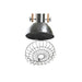 Полилей DKD Home Decor Сребрист Кафяв Сребро 50 W (31 x 31