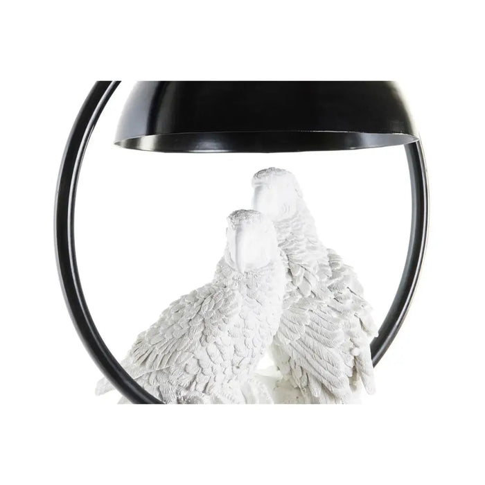 Полилей DKD Home Decor Златен Бял 220 V 50 W (29,5 x 22 x