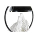 Полилей DKD Home Decor Златен Бял 220 V 50 W (29,5 x 22 x