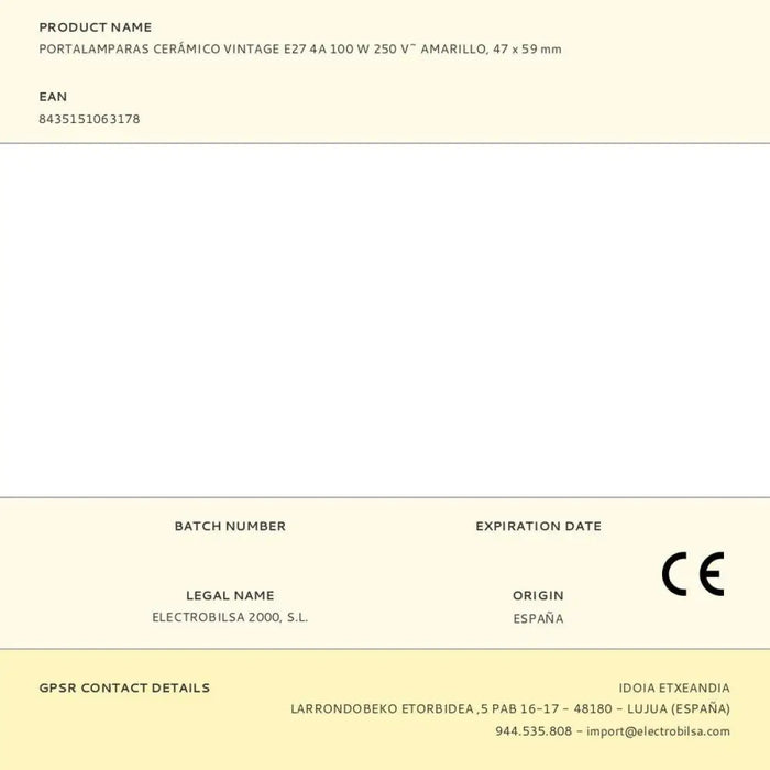 Полилей F-line 100 W E27 Жълт