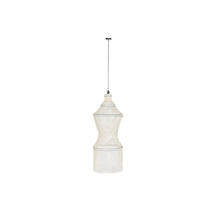 Полилей Home ESPRIT Бял Раковини 50 W 52 X 52 X 140 CM
