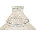 Полилей Home ESPRIT Бял Раковини 50 W 52 X 52 X 140 CM