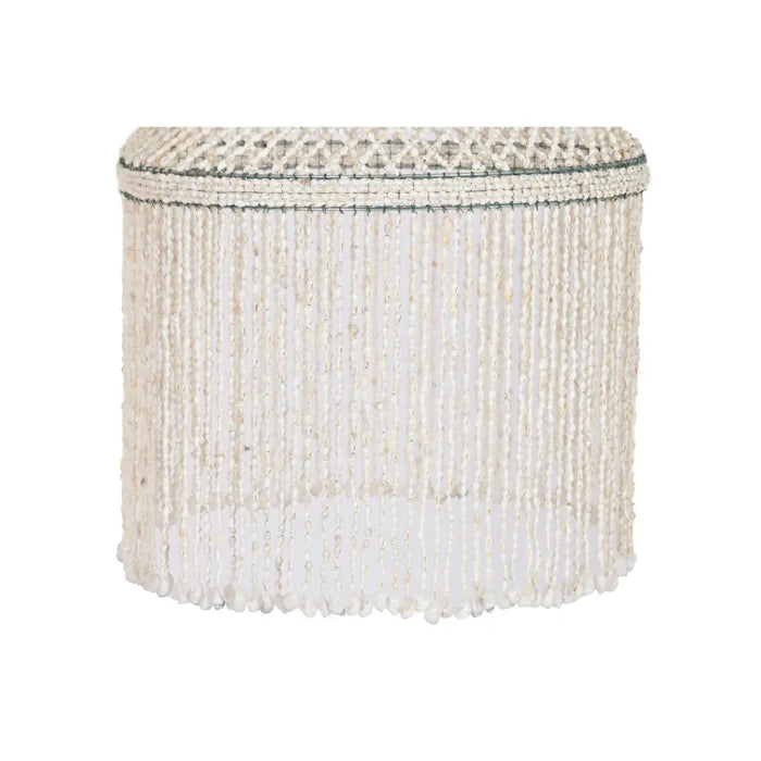 Полилей Home ESPRIT Бял Раковини 50 W 52 X 52 X 140 CM