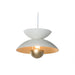 Полилей Home ESPRIT Бял Златен Метал 50 W 36 x 36 x 22 cm