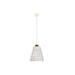 Полилей Home ESPRIT Бял Бамбук Дърво манго 50 W 48 x 48 x