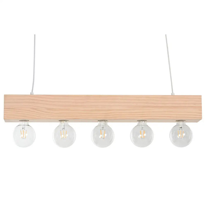 Полилей Home ESPRIT Бял Черен Светло кафяв Дървен 50 W 80 x