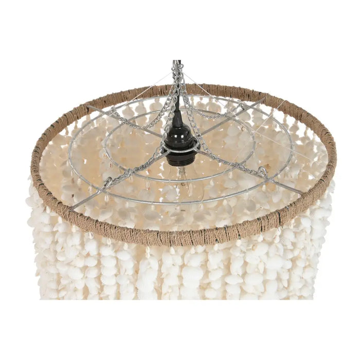 Полилей Home ESPRIT Бял Раковини 50 W 40 x 40 x 70 cm