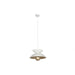 Полилей Home ESPRIT Бял Златен Метал 50 W 36 x 36 x 22 cm