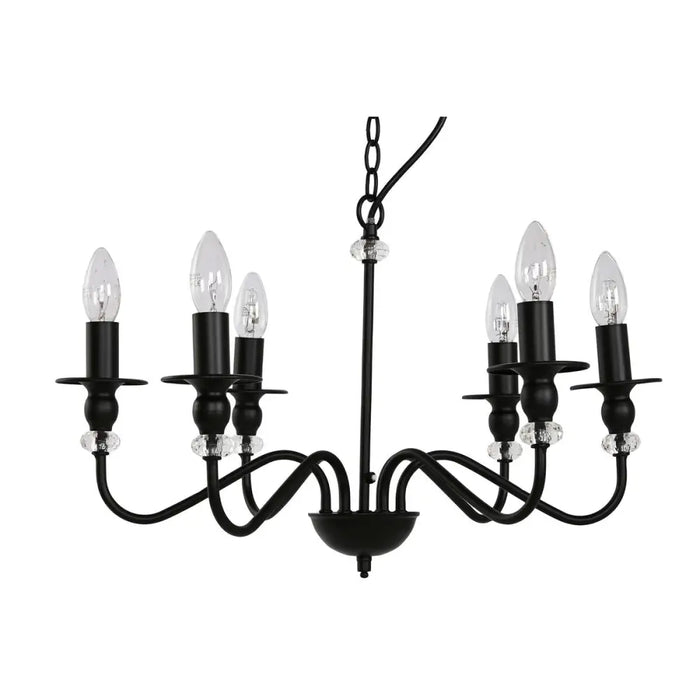 Полилей Home ESPRIT Черен Метал 25 W 54 x 54 x 46 cm