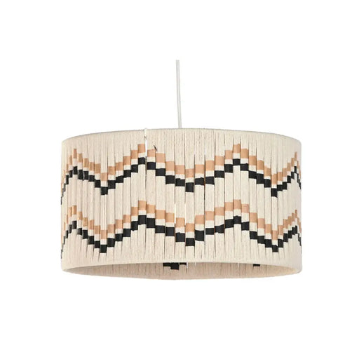 Полилей Home ESPRIT Двуцветен Рафия 50 W 39 x 39 x 21 cm