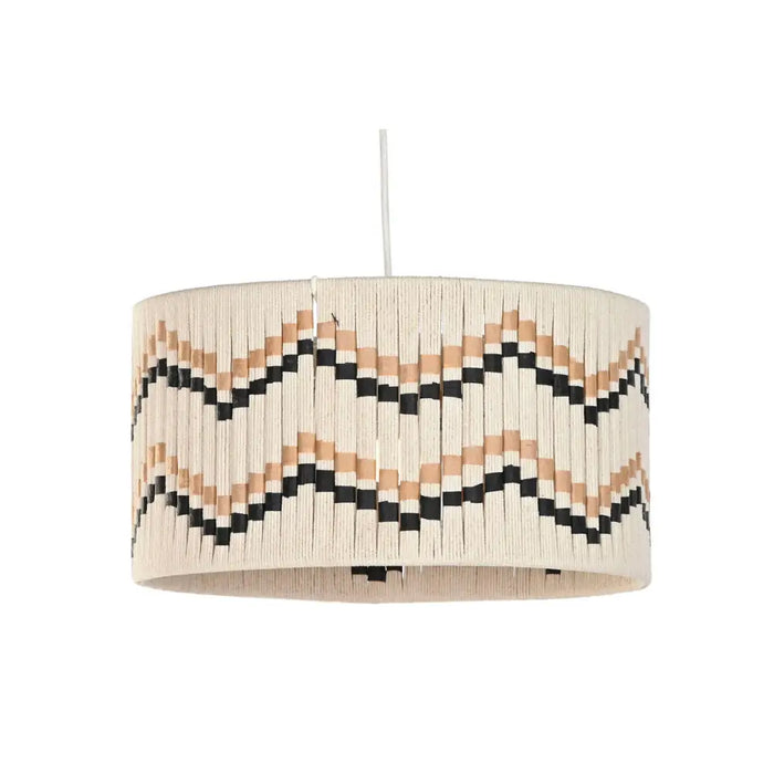 Полилей Home ESPRIT Двуцветен Рафия 50 W 39 x 39 x 21 cm