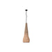 Полилей Home ESPRIT Естествен Дървен Метал 50 W 36,5 x 36,5