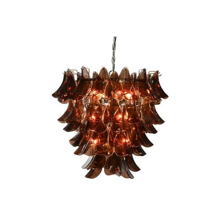 Полилей Home ESPRIT Кафяв Сребрист Кристал Стомана 25 W 80