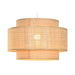 Полилей Home ESPRIT Кафяв Бамбук 50 W 56 x 56 x 37 cm